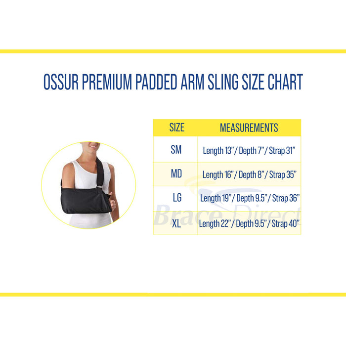 Ossur Premium Padded Arm Sling - Comfortable Arm Support