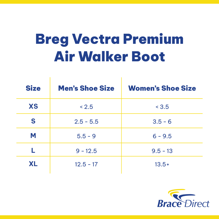 Vectra Premium Short Air Walker Boot L4361, L4360 - Pneumatic Support for Foot & Ankle Recovery