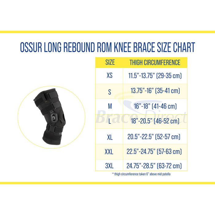 Ossur Long Rebound ROM Knee Brace