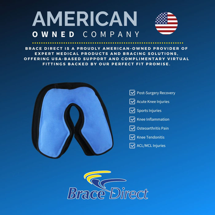 Brace Direct Ice Pack for Knee Pain & Swelling - Professional Cold Therapy for Post Surgery & Sports Recovery