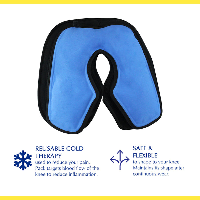 Brace Direct Ice Pack for Knee Pain & Swelling - Professional Cold Therapy for Post Surgery & Sports Recovery