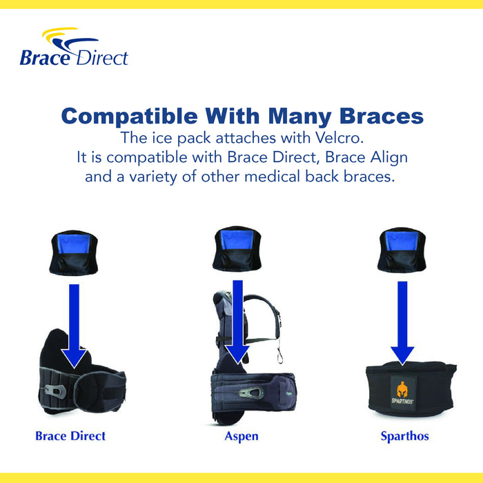Brace Direct Back Ice Pack Insert for Back Braces