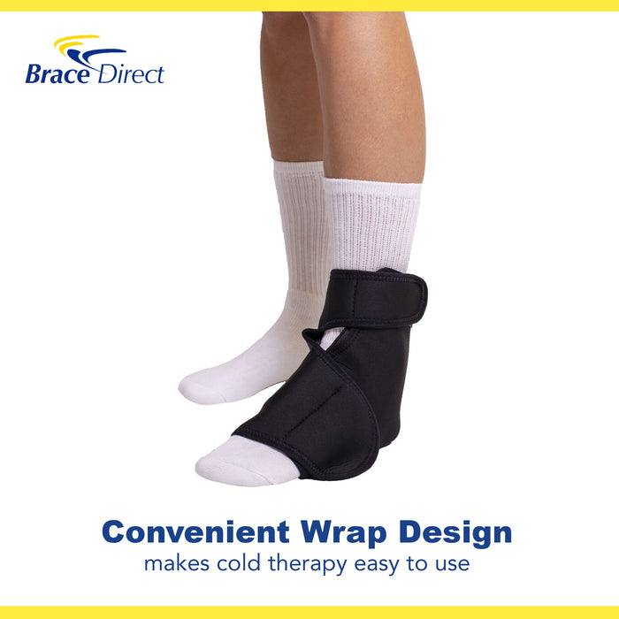 Brace Direct Ankle & Foot Gel Ice Pack - Flexible Cold Therapy for Injury Recovery