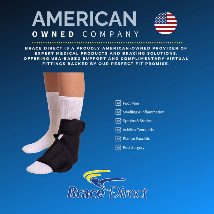 Brace Direct Ankle & Foot Gel Ice Pack - Flexible Cold Therapy for Injury Recovery