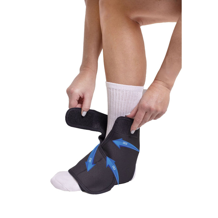 Brace Direct Ankle & Foot Gel Ice Pack - Flexible Cold Therapy for Injury Recovery