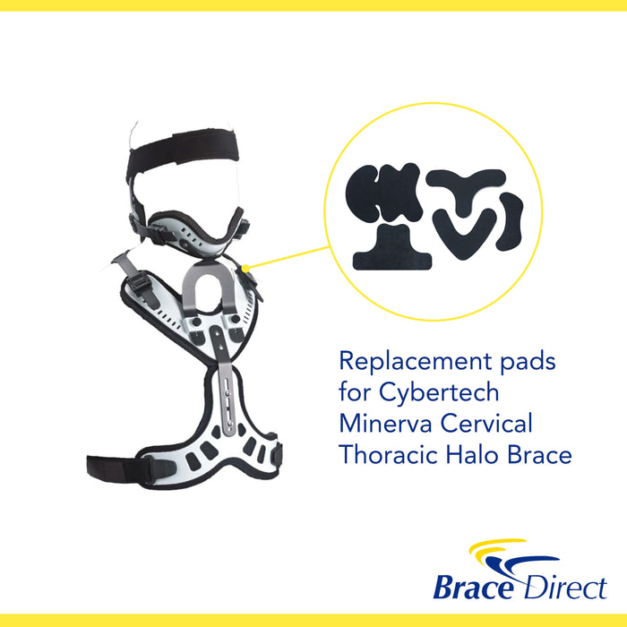 Cybertech Minerva Thoracic Orthosis Replacement Pads - Replacement Pad Kit Only