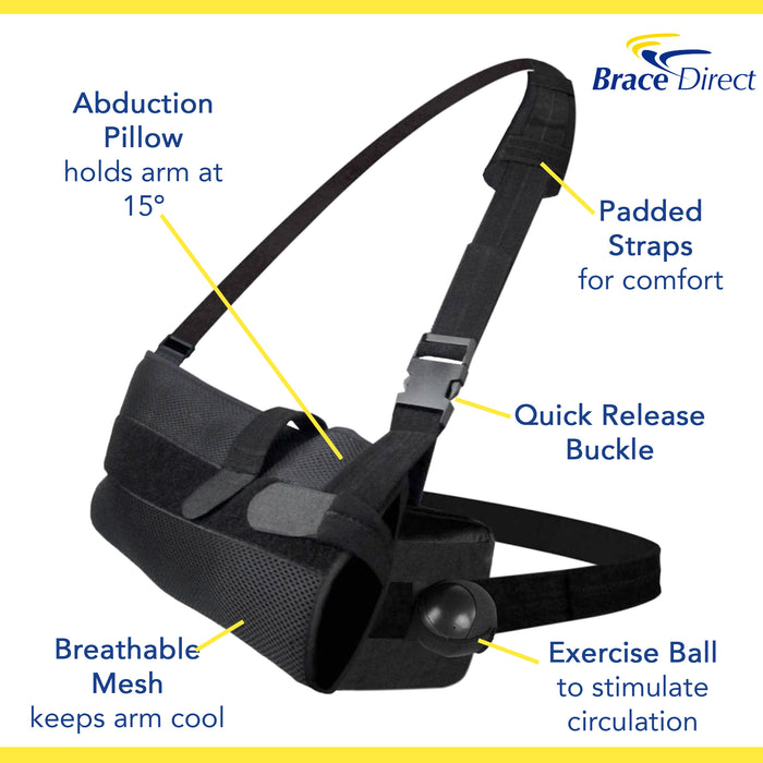 Brace Direct Immobilizer with Abductor - Professional Shoulder Support for Surgery Recovery