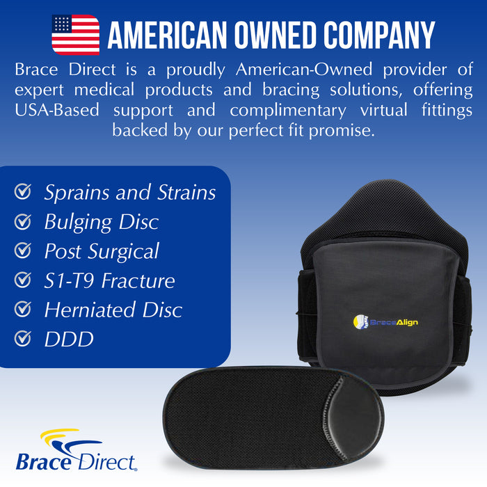 Brace Align VertebrAlign LSO Back Brace -L0650 for Lower Back Pain Relief and Recovery