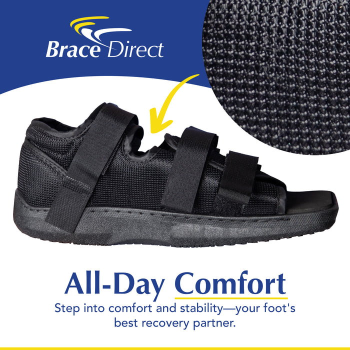 Brace Direct Post Op Shoe – Adjustable Support For Foot Surgery Recovery & Broken Toes
