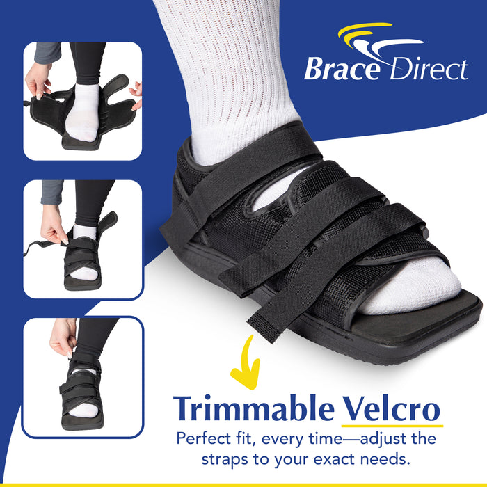 Brace Direct Post Op Shoe – Adjustable Support For Foot Surgery Recovery & Broken Toes