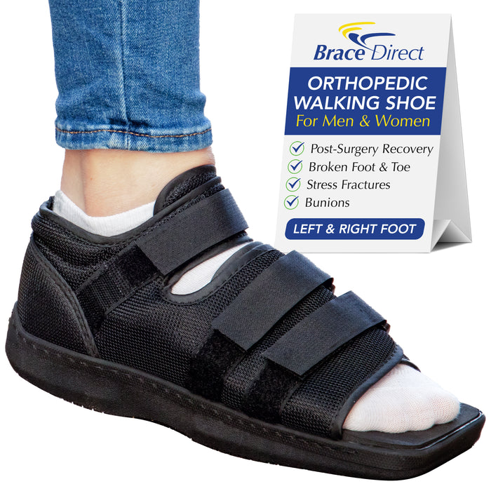 Brace Direct Post Op Shoe – Adjustable Support For Foot Surgery Recovery & Broken Toes