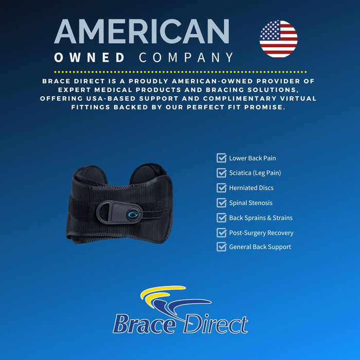 Brace Direct Low Profile Lumbar Back Support Brace