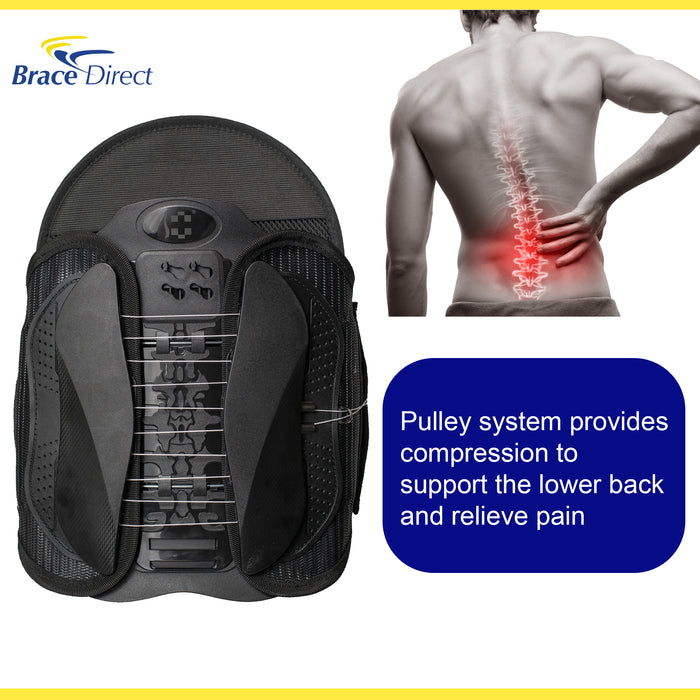 Brace Direct Contoured LSO Brace with Adjustable Lumbar Support