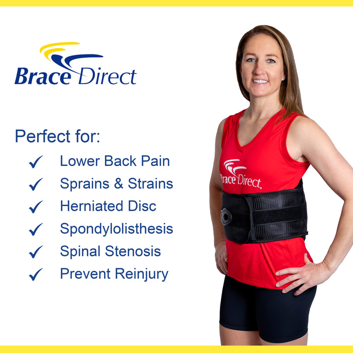 Brace Direct Contoured LSO Brace with Adjustable Lumbar Support