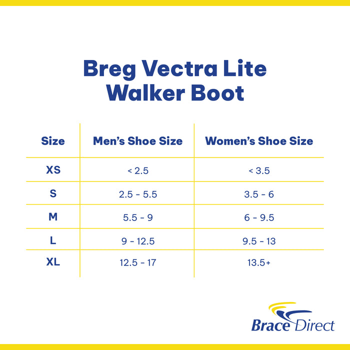 Breg Vectra Lite Tall Walker Boot L4387, L4386 - Fracture & Sprain Recovery Support