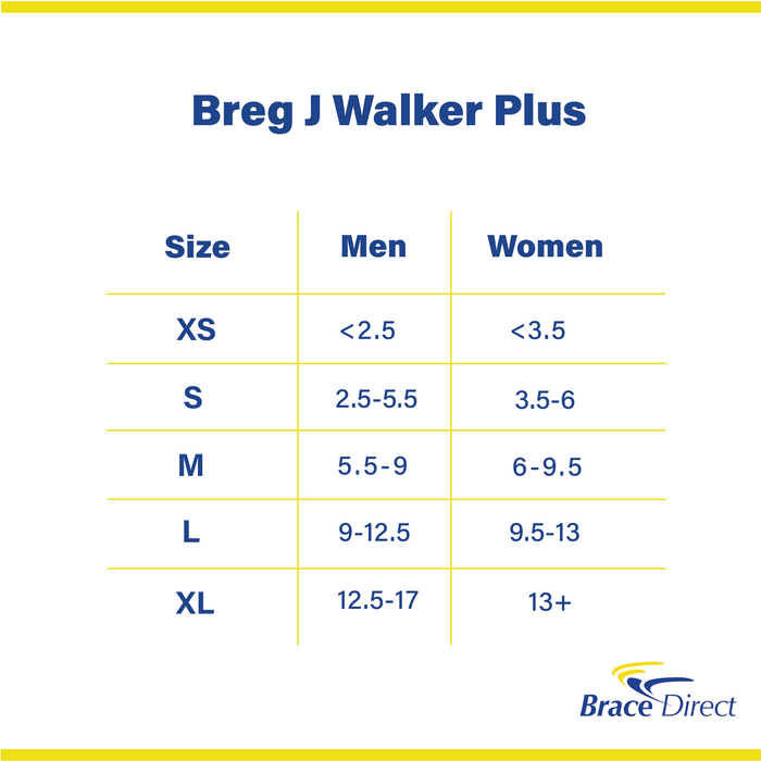 Breg J Walker Plus Boot L4361/L4360 - Enhanced Comfort Walking Boot