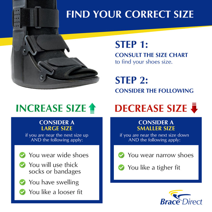 Brace Align Air Cam Walker Fracture Boot Tall L4360/L4361 - Support For Foot And Ankle Injuries