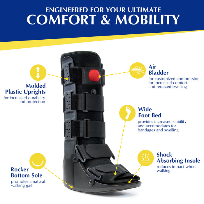 Brace Align Air Cam Walker Fracture Boot Tall L4360/L4361 - Support For Foot And Ankle Injuries