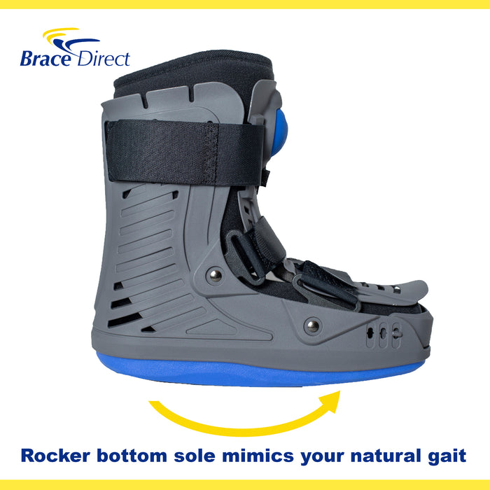 Lightweight Medical Full Shell Walking Boot With Air Pump - Short By Brace Direct