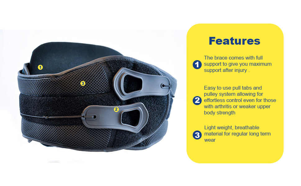 Endeavor 627 Pro LSO Back Brace for Lower Back Pain Relief/Lumbar Support with Belt (Universal: SM to 4XL)