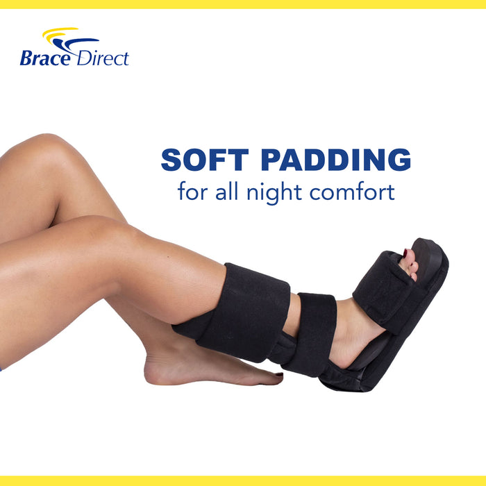Brace Direct 90 Degree Comfort Padded Night Splint - Premium Relief for Plantar Fasciitis & Heel Pain