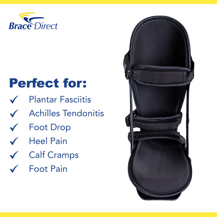 Brace Align Adjustable Night Splint L4396/L4397 - Support for Plantar Fasciitis, Achilles Tendonitis, and Foot Drop