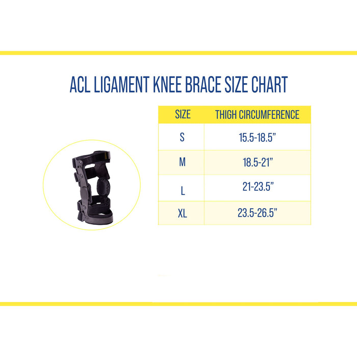 Brace Direct Dual Hinged ACL Knee Brace - Secure Recovery for Knee Injuries and Surgeries