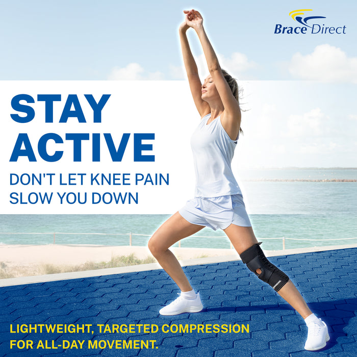 Breg Lateral Stabilizer Knee Support Brace for Patellar Tracking - A4467and Lateral Instability - Advanced Pain Relief