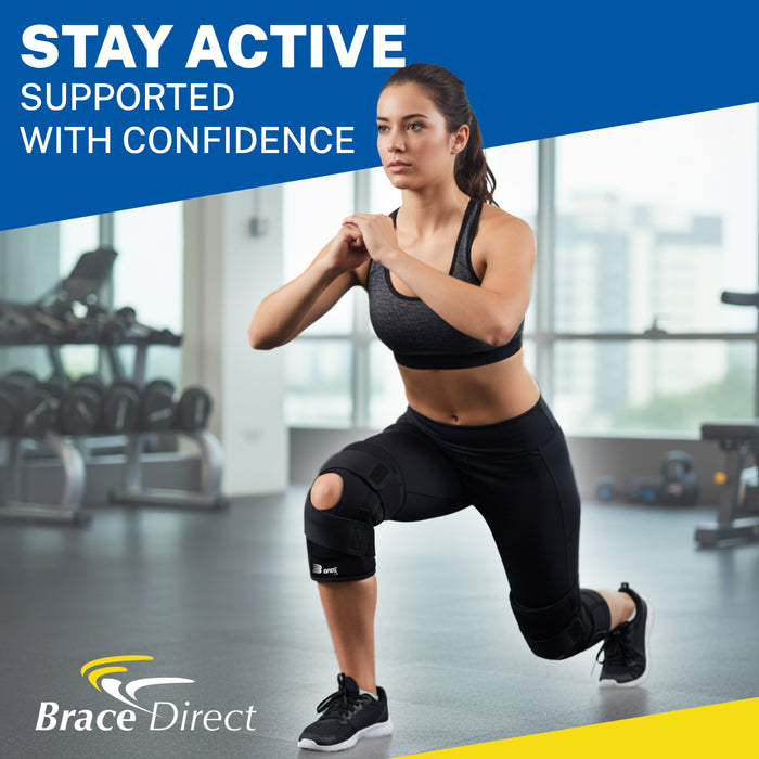 Breg Lateral Stabilizer Neoprene Knee Support Brace for Patellar Tracking - A4467and Lateral Instability - Advanced Pain Relief