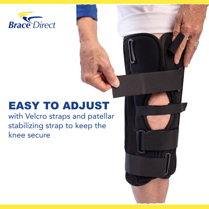 Brace Direct Tri Panel Knee Immobilizer - Advanced Post-Op & Ligament Recovery Support