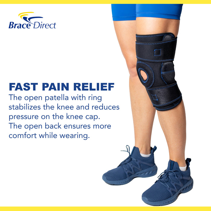 Brace Direct Hinged Knee Brace with Patella Stabilizer - Advanced Support for ACL & Joint Stability