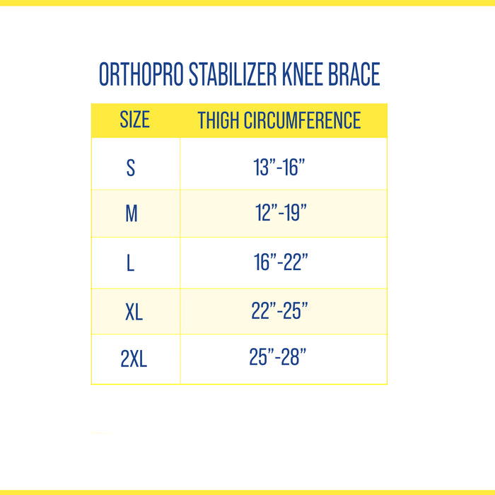 OrthoPro Wraparound Stabilizer Knee Brace L1832 - OCSI by Brace Direct - Advanced Recovery Support with ROM Control