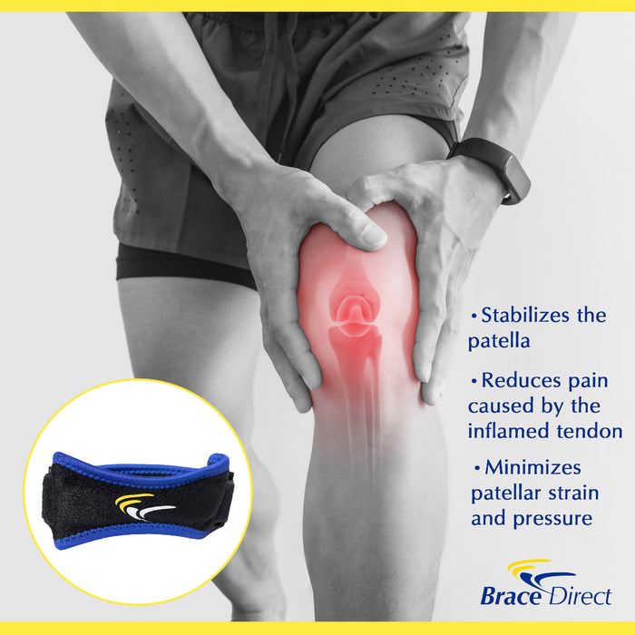 Brace Direct Patella Knee Strap - Targeted Relief for Patella Pain and Tendonitis