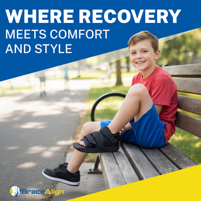 Brace Align Children'S Post Op Shoe - Medical-Grade Recovery Support For Kids L3260
