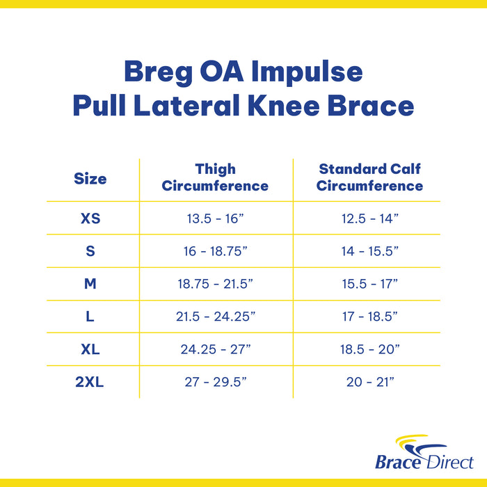 Breg OA Impulse Pull Medial Knee Brace - Lightweight Support for Osteoarthritis Relief