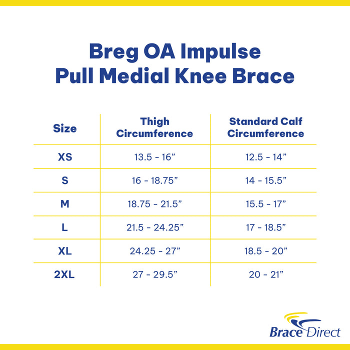 Breg OA Impulse Pull Medial Knee Brace - Lightweight Support for Osteoarthritis Relief