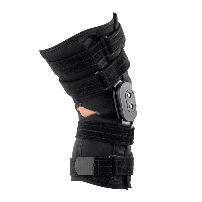 Breg Roadrunner Soft Knee Brace Neoprene Wraparound Open-Back L1833, L1832 - Ligament Support and OA Relief