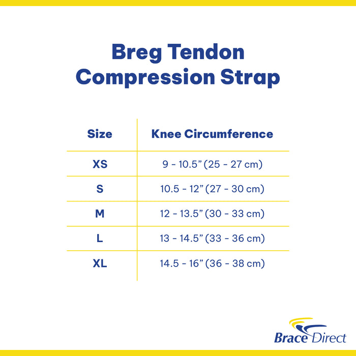 Breg Tendon Compression Strap A4467 - Elbow & Knee Pain Relief Brace