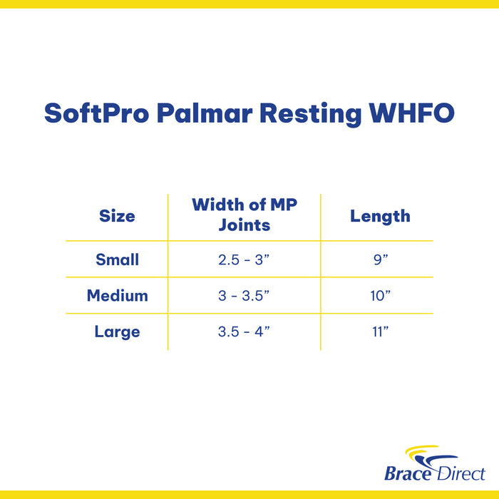 OCSI Palmar Resting WHFO L3807, L3809  - Hand Orthosis for Thumb Adduction and Contracture Support