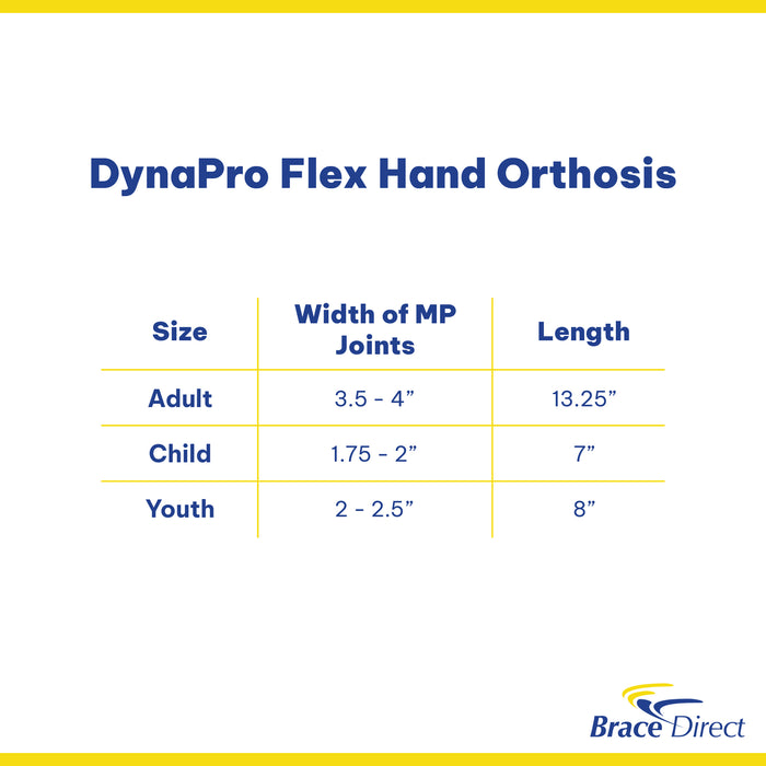 OCSI DynaPro Flex Hand Orthosis L3807, L3809 - Advanced Contracture Therapy Orthosis