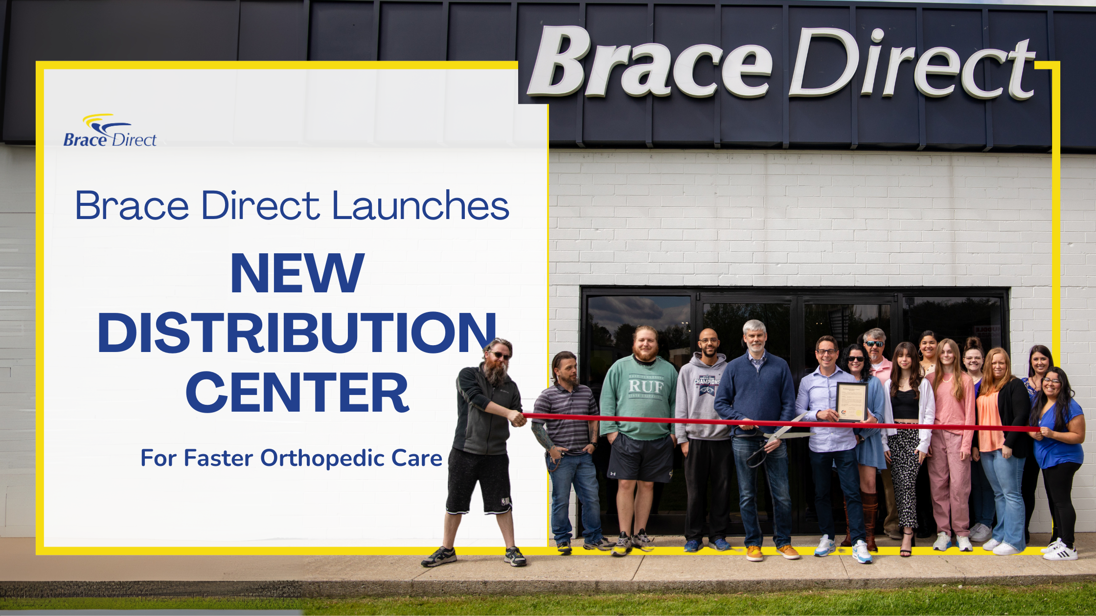 Brace Direct Launches New Distribution Center for Faster Orthopedic Care