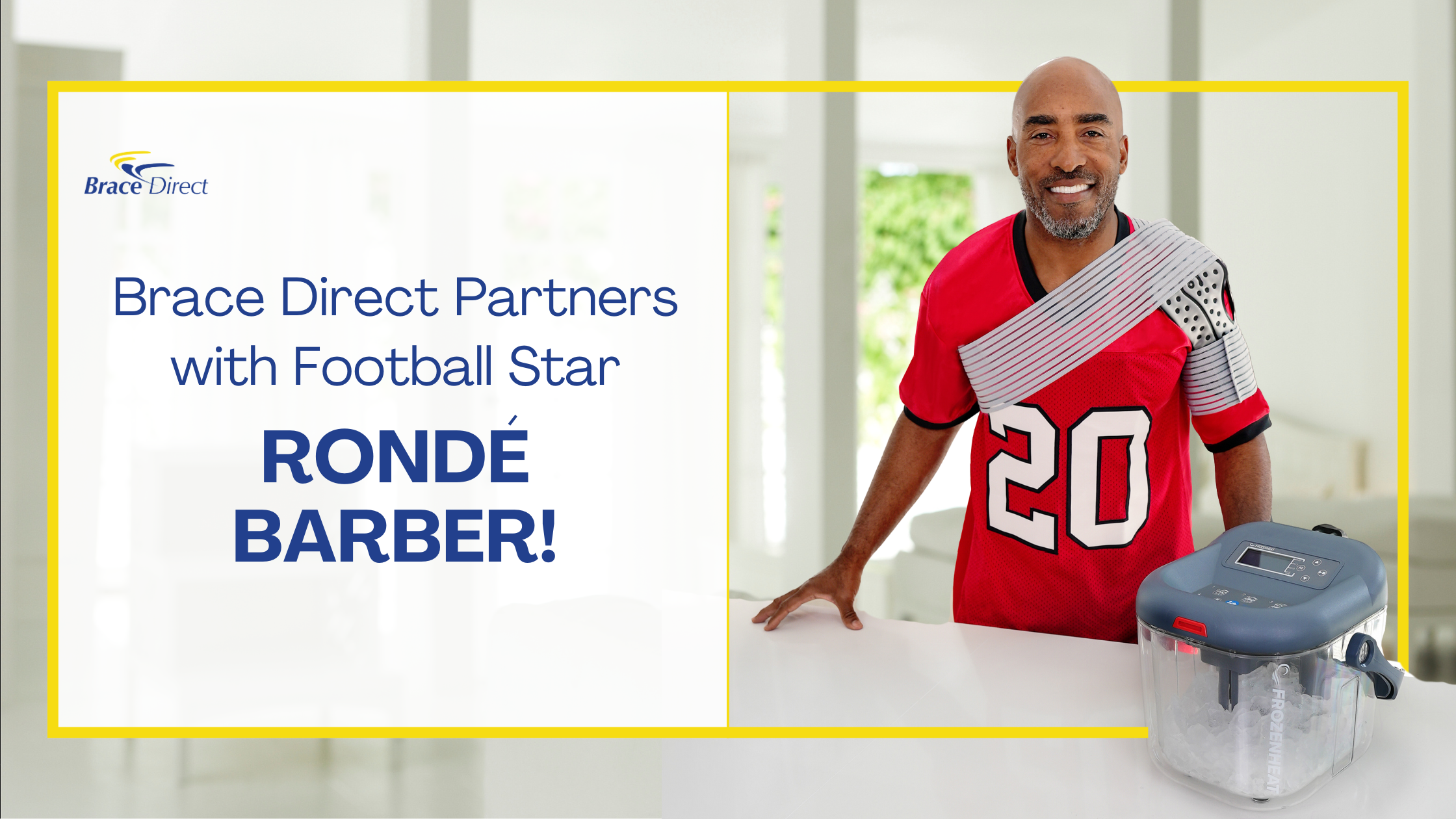 Rondé Barber Partners with Brace Direct: Elevating Your Recovery Game