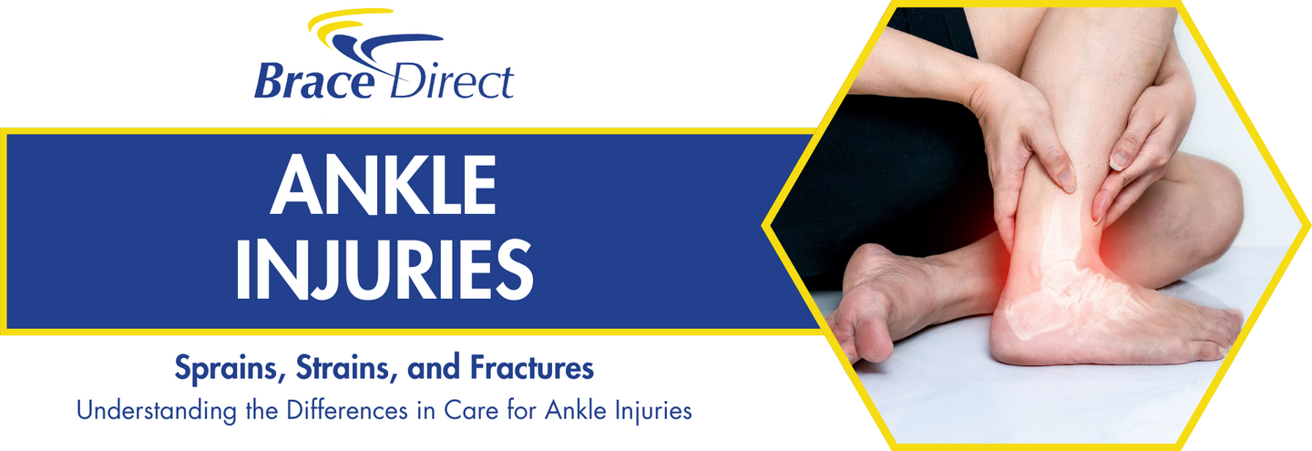 Rolled Ankles, Sprained Ankles, Strained Ankles, and Breaks - What Are They and How Do I Treat Them? - Brace Direct
