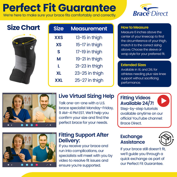 Breg FreeRunner L1820 Knee Brace | Best Knee Brace for Running and Patella Support