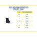 Breg reinforced lace-up ankle brace with stays size chart.