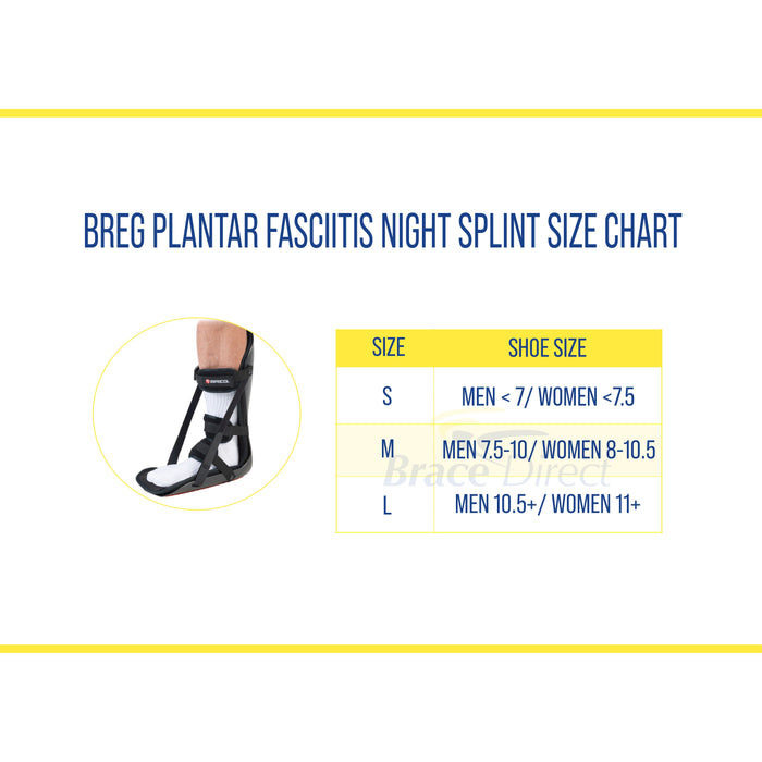 Breg Comfort Night Splint for Plantar Fasciitis & Foot Pain | BraceDirect.com