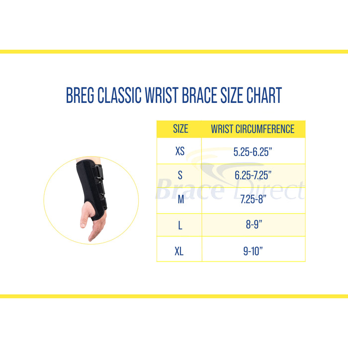 Best Wrist Brace for Sprains & Tendonitis | Breg Classic Wrist Brace L3908 | BraceDirect.com