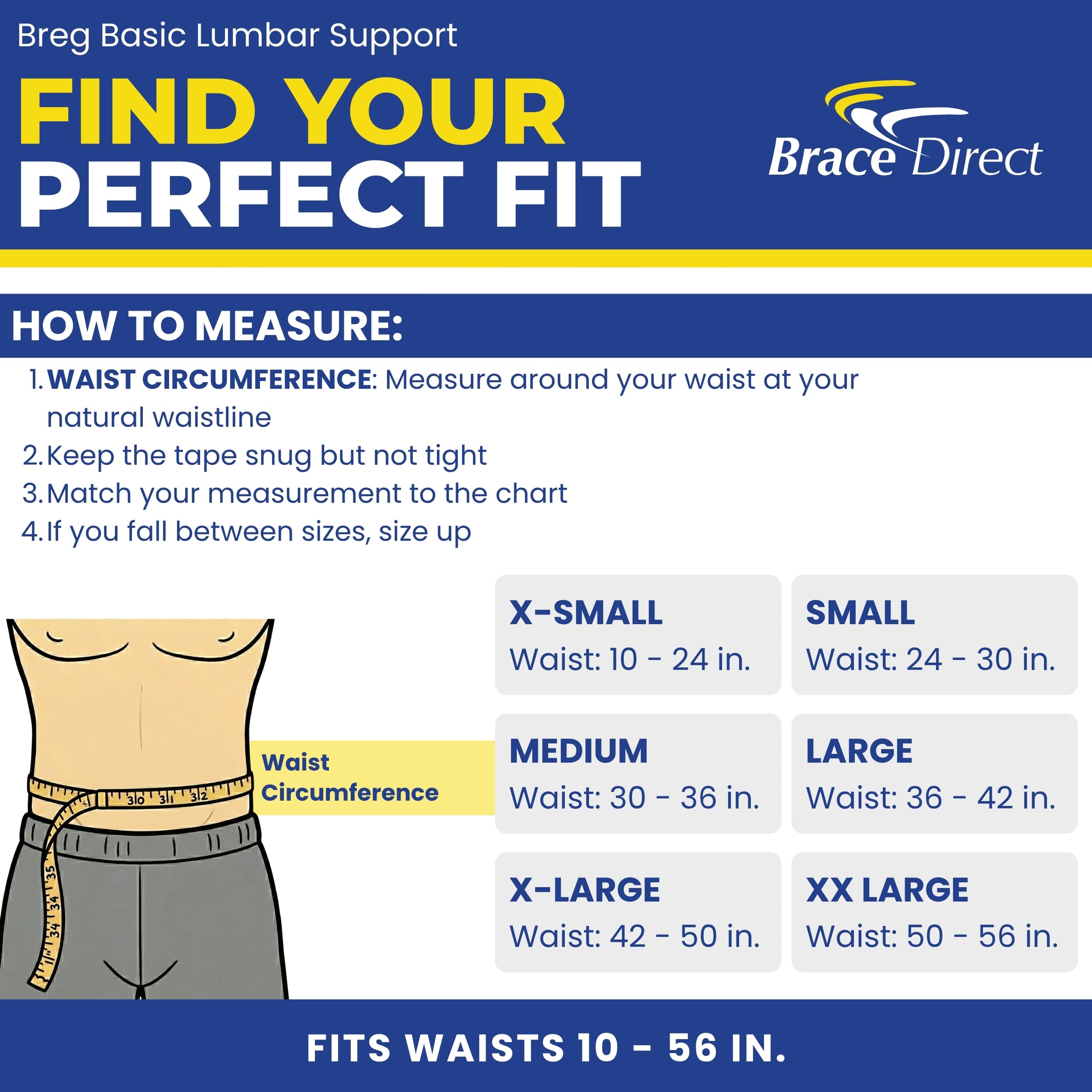 Breg Basic Lumbar Support — Brace Direct