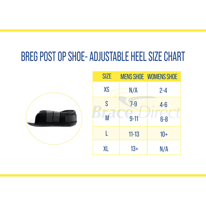 Breg Adjustable Heel Post-Op Shoe L3260