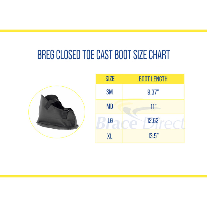 Breg Closed Toe Cast Boot